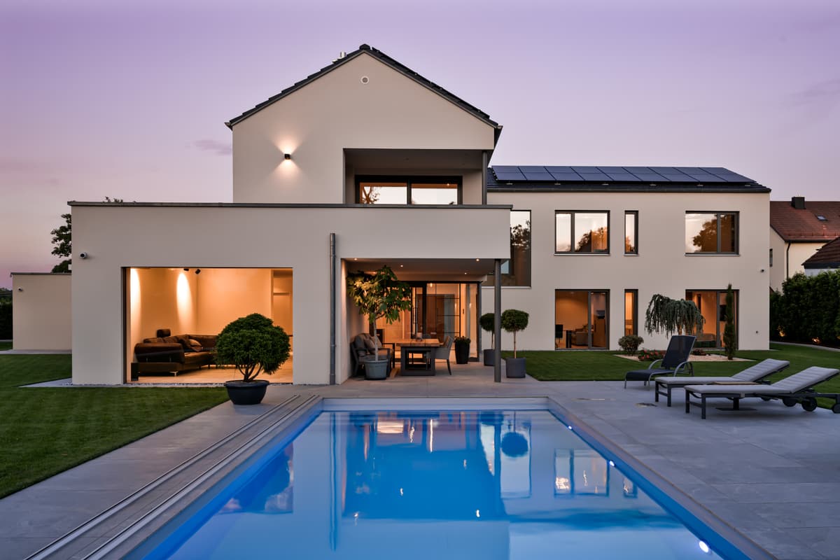 Architekturaufnahme eines Wohnhauses